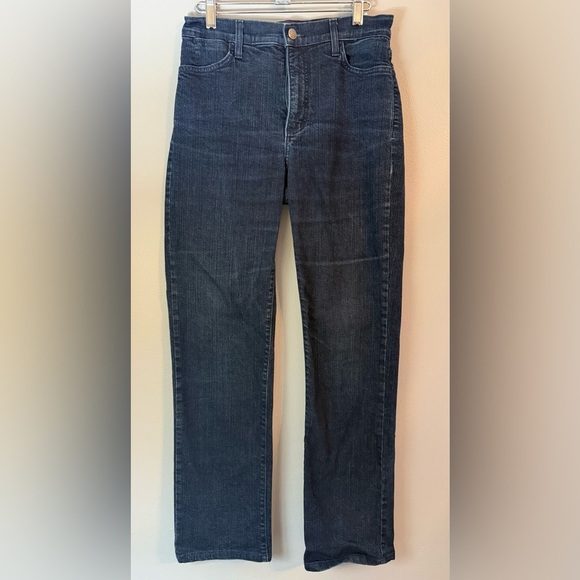 NYDJ Sheri Slim Mid-Rise Dark Wash Jeans Size 6 - Picture 1 of 11